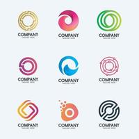 creatief minimaal letter o logo-ontwerp. premium bedrijfslogo. vector