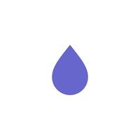 water en waterdruppel eenvoudig pictogram vector