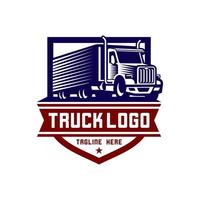 vrachtwagen logo vectorillustratie vector