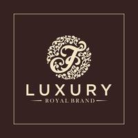 gouden luxe logo vector ontwerpsjabloon