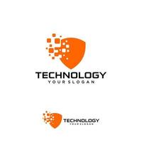 schild technologie logo pictogram voorraad vector