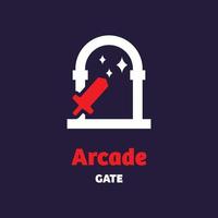 arcade poort logo vector