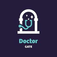 dokter poort logo vector
