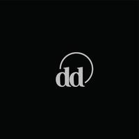 dd initialen logo monogram vector