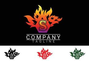 brand letter s sticker, t-shirt en logo ontwerpsjabloon vector