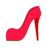 stilletos plat veelkleurig pictogram vector