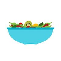 saladekom plat veelkleurig pictogram vector