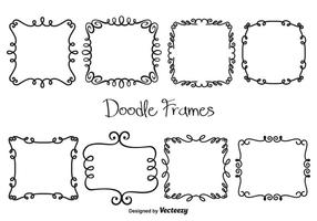 Vector doodle frames