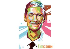 Tim Cook Vector Portret