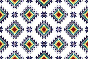 ikat abstract geometrisch etnisch textiel naadloos patroonontwerp. Azteekse stof tapijt mandala ornamenten textiel decoraties behang. tribal boho inheemse turkije textiel traditionele borduurwerk vector. vector