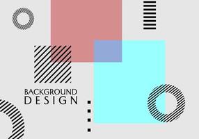 abstracte achtergrond met geometrische elementen. trendy design met tech-thema vector