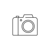 camera, fotografie, digitaal, foto dunne lijn pictogram vector illustratie logo sjabloon. geschikt voor vele doeleinden.