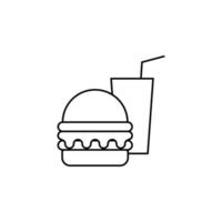 restaurant, eten, keuken dunne lijn pictogram vector illustratie logo sjabloon. geschikt voor vele doeleinden.