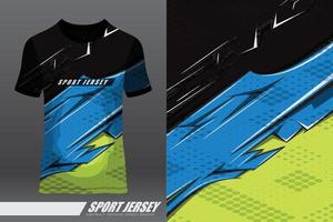 tshirt sportontwerp voor racen, jersey, fietsen, voetbal, gaming, motorcross vector