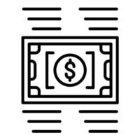 pictogram betalingsverzendlijn vector