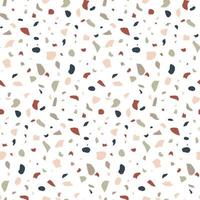 terrazzo naadloos patroon. vector marmeren achtergrond.