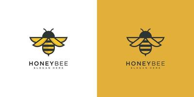 honingbij dieren logo vector
