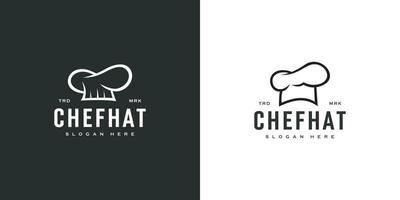 chef-kok hoed logo sjabloon vector