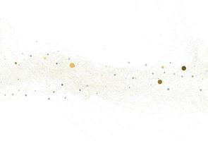 licht zilver goud glitter confetti. lichte achtergrond. vector