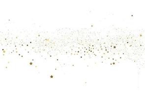 licht goud en licht zilver glitter confetti achtergrond. vector