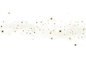 licht zilver goud glitter confetti. lichte achtergrond. vector