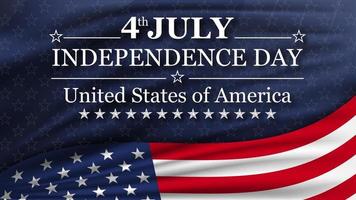 4 juli onafhankelijkheidsdag achtergrond. nationale feestdag van de VS. vector