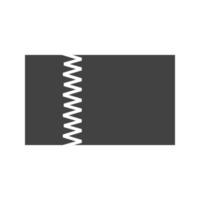 qatar glyph zwart pictogram vector