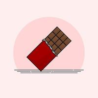 chocoladereep geïsoleerd vector