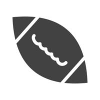 voetbal glyph zwart pictogram vector