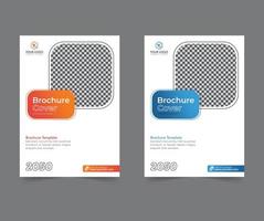 zakelijke brochureomslag jaarverslagomslag, boekomslag of flyerontwerp. presentatie van de folder. catalogus met abstracte geometrische achtergrond. moderne publicatie poster tijdschrift, lay-out, sjabloon, vector