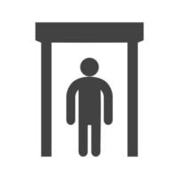 lift glyph zwart pictogram vector