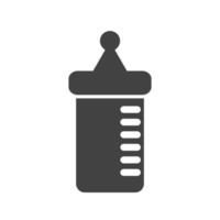 feeder i glyph zwart pictogram vector