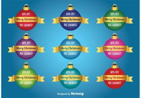 Kerstvakantie Vector Baubles