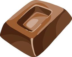 chocolaatjes en kuddes heldere en sappige illustratie vector