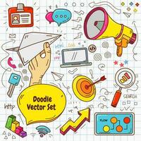 illustratie grafische vector van opstarten doodle