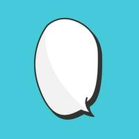 lege tekstballon chatbericht vector