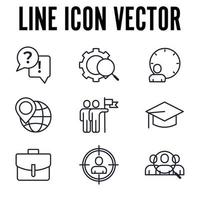 hoofd jacht set pictogram symbool sjabloon voor grafisch en webdesign collectie logo vector illustratie