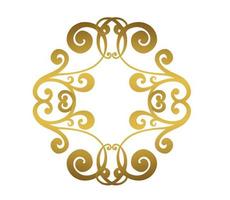 vector damast vintage barokke scroll ornament swirl. Victoriaanse monogram heraldische schild swirl.retro bloemen blad patroon grens gebladerte antieke acanthus kalligrafie gegraveerde tatoeage. tegel decor element