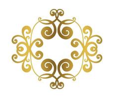 vector damast vintage barokke scroll ornament swirl. Victoriaanse monogram heraldische schild swirl.retro bloemen blad patroon grens gebladerte antieke acanthus kalligrafie gegraveerde tatoeage. tegel decor element