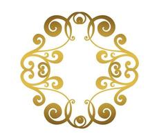 vector damast vintage barokke scroll ornament swirl. Victoriaanse monogram heraldische schild swirl.retro bloemen blad patroon grens gebladerte antieke acanthus kalligrafie gegraveerde tatoeage. tegel decor element