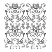 vector damast vintage barokke scroll ornament swirl. Victoriaanse monogram heraldische schild werveling. retro bloemen blad patroon grens gebladerte antiek acanthus kalligrafie gegraveerd tattoo.tile decor element