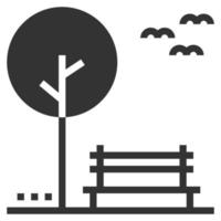 park pictogram vector symbool eenvoudig ontwerp voor gebruik in afbeeldingen webrapport logo infographics