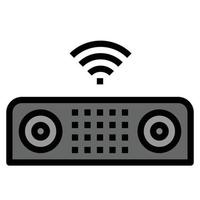 home electronics devices icon vector, speaker bluetooth vector