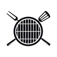 grill logo pictogram ontwerp sjabloon vector