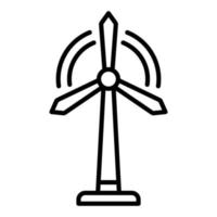 windmolen pictogramstijl vector