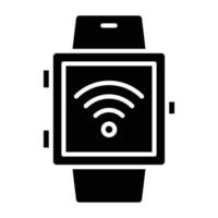 smartwatch-pictogramstijl vector