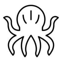 kraken pictogramstijl vector