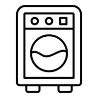 wasmachine pictogramstijl vector