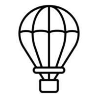 leger parachute pictogramstijl vector
