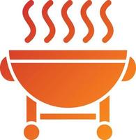 BBQ-grill pictogramstijl vector